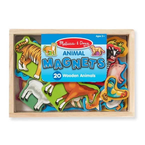 NWT Melissa & Doug wooden animal magnets - Picture 2 of 5
